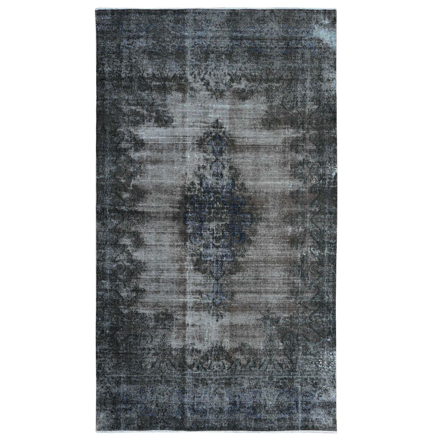 Transitional Wool Hand-Knotted Area Rug 7'4